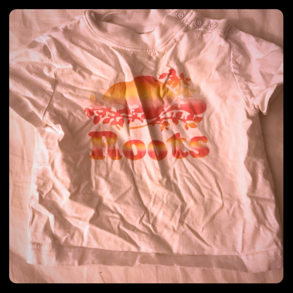 Roots kids tee shirt 6-12m